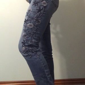 Embroidered jeans